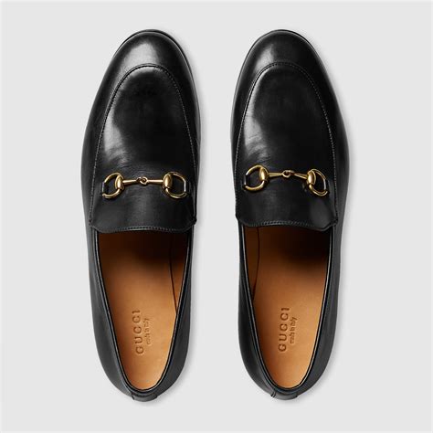 ladies black gucci loafers